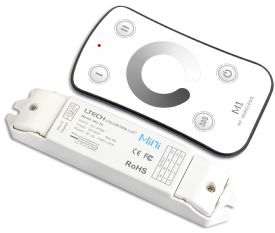 M1+M3-3A  Dimming RF Remote Control+Receiver CV Dimming Controller, 108W/240W 3A x 3CH 12-24V dc IP20.